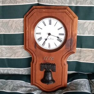 Seth Thomas 1776 Liberty Bell Wall Clock.